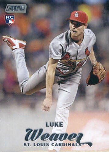 2017 Topps Stadium Club 252 Luke Weaver St. Louis Cardinals Rookie Baseball Card