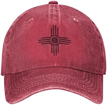 New Mexico Zia Sun simbol odrasli bejzbolska kapica ženska bejzbol kapu Podesiva muškarca kaubojski šešir