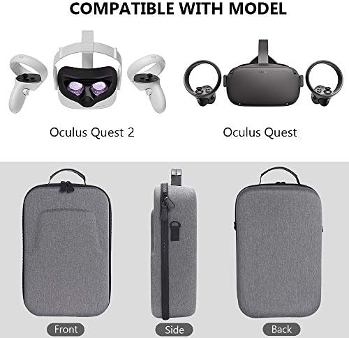 Loveday Hard Travel Slučaj za Oculus Quest 2 / Oculus Quest VR kontroleri za igračke slušalice Pribor za vodootporni Carring