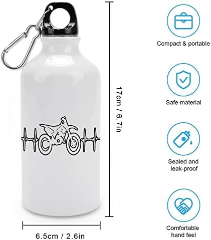 Cool s prljavštinom bicikla Sportske boce s vodom Vakuum izolirani aluminij za višekratnu upotrebu s poklopcima za kampiranje