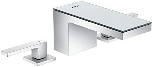 Slavina za umivaonik s 2 ručke visine 3-4 inča, krom / zrcalno staklo, 47050001