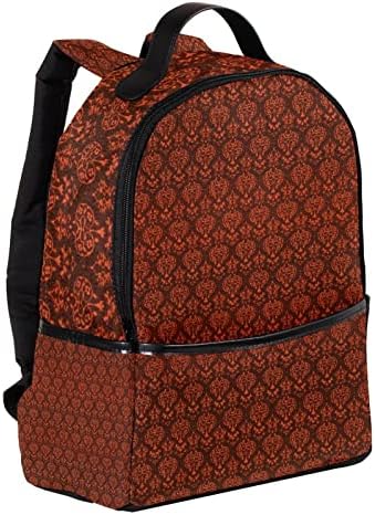 VBFOFBBV LAPTOP Ruksak, elegantni putujući ruksak casual DayPacks torba za rame za muškarce žene, japanska narančasta apstraktna