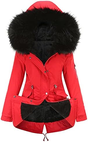 Novogodišnja hladna jakna s jaknama od jakne Ženski solid debeli patentni zip up predimenzioniranu kapu s dugim rukavima