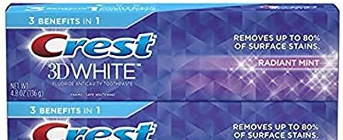 Crest 3D bijeli luksuzni kit za izbjeljivanje zuba, glamurozno bijelo, 14 tretmana, snop s grebenom 3D bijelom pastom za