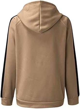 Dugove za žene pulover, ženske ležerne labave košulje u skladu s dugim rukavima Udobne majice puloverske dukseve s džepovima