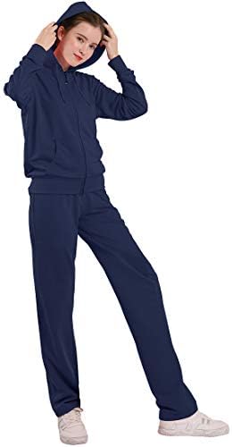 2 komada odjeća ženska staza set sets za znoj kapuljače s dugim rukavima i znojne hlače jogging zip up jogger joga trening