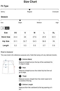 Sweatyrocks Ženski sportski elastični struk kontrast Veziva plijen za vježbanje biciklističke kratke hlače