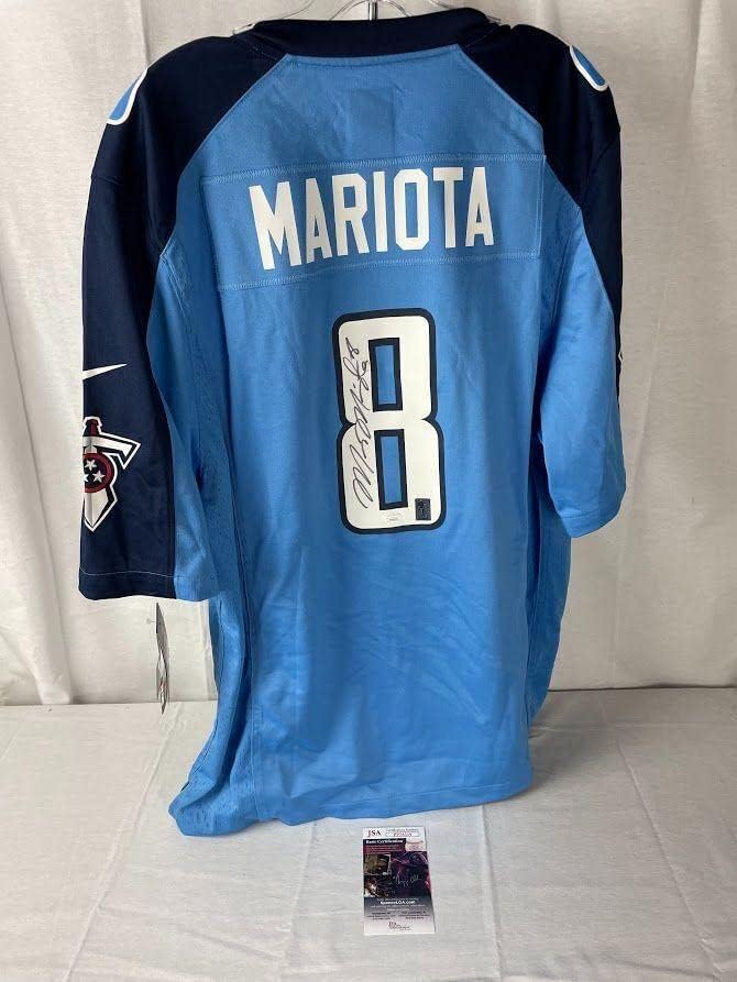 Marcus Mariota potpisao je autograpd Tennessee Titans Nike NFL Jersey JSA PP78519 - Autografirani NFL dresovi