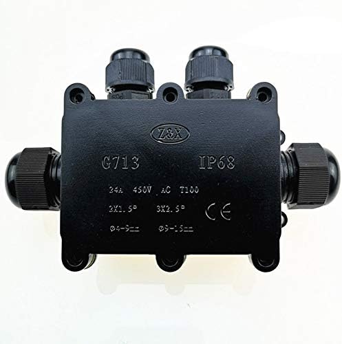 FANTIPPRO 2/3/4/5/6 PAY IP68 Vodootporna plastična spojnica konektora vatrogasca, 0,35-0,59 inča, crni - 4 - put
