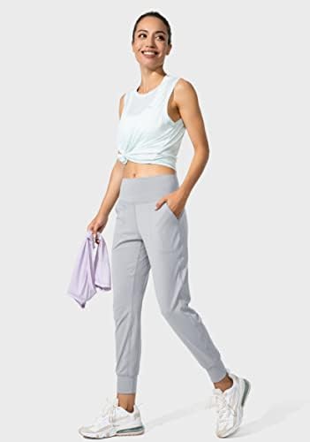 G Postupne ženske jogere joge hlače s džepovima s džepovima labave gamaše za vježbe žena, atletike, salona