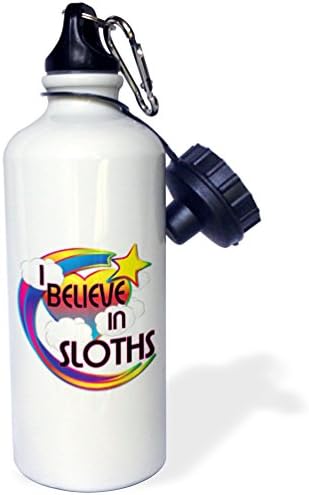 3Drose Sloths Slatka vjernica dizajna sportovi vode boca vode, 21oz, 21 oz, višeslojna
