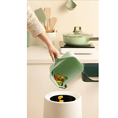 Abecel kanta za smeće, viseća mini kanta za smeće za kuhinjski ormarić vrata Mala kanta za smeće ispod sudopera zid bistre