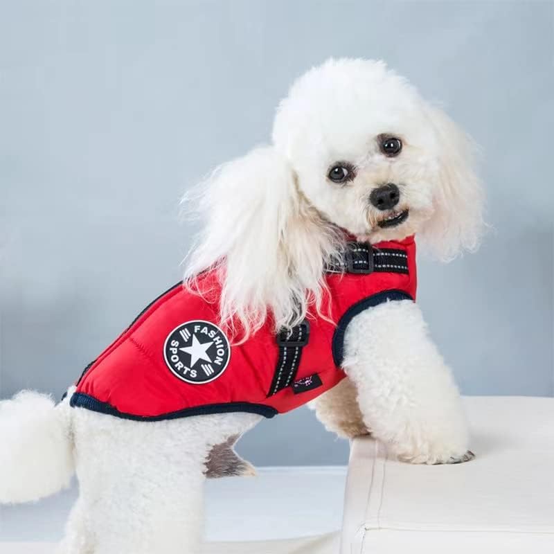 Pas topla prsluk jakne kabel kućna ljubimca zima jakna od jakne štene 2 u 1 odjeća hladno vrijeme kaput vodootporni pas pamuk