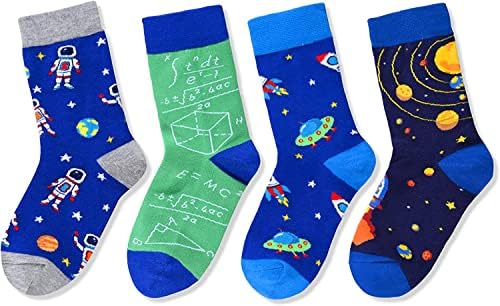 Happypop dječaci čarape Novitet lude morskih morskih pasa svemirske čarape hrana Dinosaur Sloth SOCKS za djecu poklon kutija