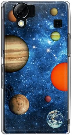 Casemarket SoftBank Aquos Telefon Polikarbonat Clear Tvrdi kućište [Space Planet Blue Constellation Collection - Ovan]