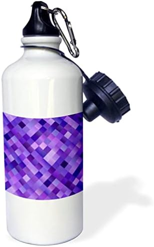 3dose gradijent bešavni apstraktni dizajn kvadratnog uzorka - boce s vodom