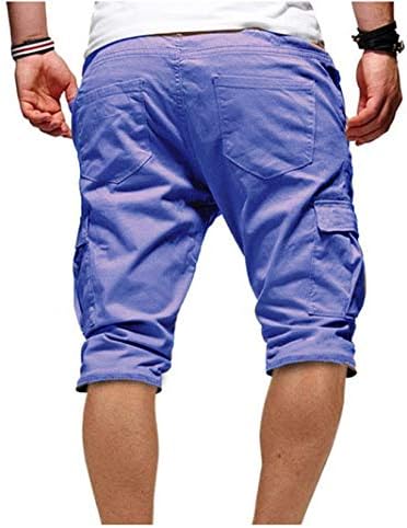 Adongnywell muški trening teretane kratke hlače brze suhe hlače za dizanje utega trening trčanje s džepovima