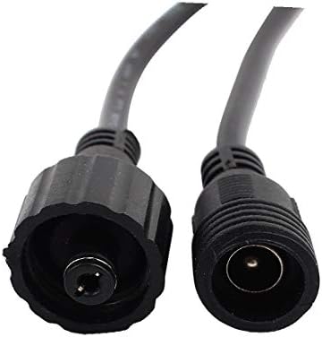 Novi LON0167 DC muški kabel za produženje kabela za žensko napajanje vodootporan za CCTV sigurnosne kamere 10Pair (DC-Buchse