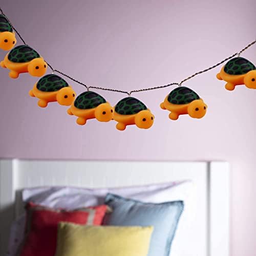 Slatka noćna svjetla kornjače od 10 ft kornjača od kornjača 20 LED zlatna bajkovitih lampica Uključite se za djecu spavaće