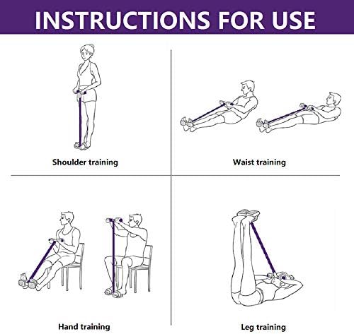 Chislim elastično povlačenje konopa, pojasevi otpora, trbuh/struk/ruku/nogu istezanje treninga za mršavljenje, trening za