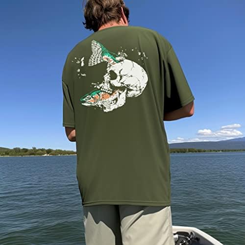 Muška Ribarska košulja s kratkim rukavima s zaštitom od sunca od 50+-majica