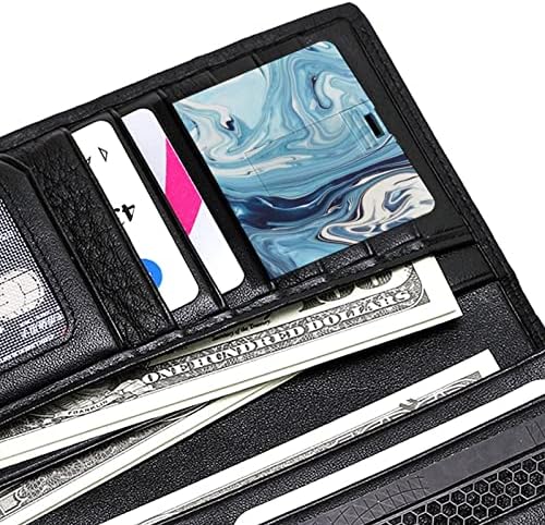 Mramorni umjetnički slikar plavi prah USB memorijski stick Business Flash-Drives kartice kreditna kartica oblik bankovne