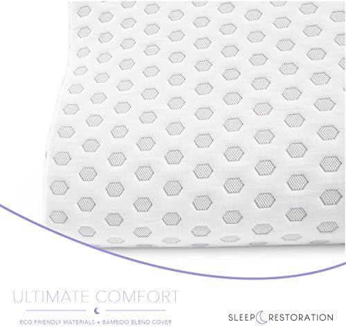 Obnova spavanja Premium memorijska pjena za kontur jastuka - Premium - Uključen uklonjivi poklopac od bambusa