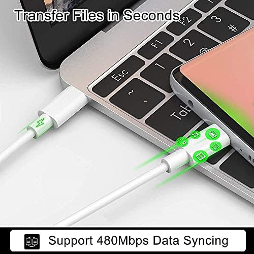 Yeheng USB C kabel kabel kompatibilno s Mac Book Pro, Mac Book 12 Inch, New Macbook Air, kompatibilan s 2021/2020/2018 iPad