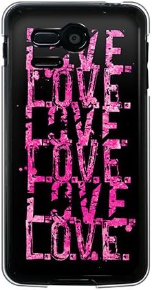 Casemarket SoftBank Pantone 5 Polikarbona Clear Hard Case [Love Love Love - Pink]