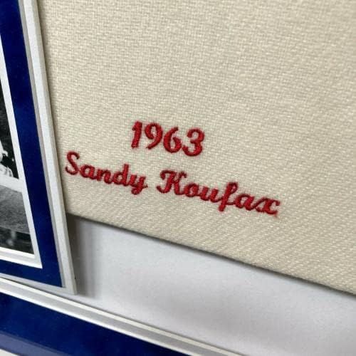 Najfiniji Sandy Koufax potpisao je jako natpisane statistike Dodgers Jersey Fanatics - Autografirani MLB dresovi