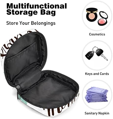 Torba za pohranu higijenskih uložaka, Prijenosna torba za pohranu higijenskih uložaka, vrećica za menstrualnu šalicu s patentnim