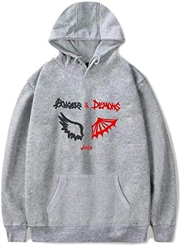 Wawni Jaden Hossler Hoodie Angels & Demons Logo Twitshirt Harajuku Streetwear Jxdn odjeća plus veličina