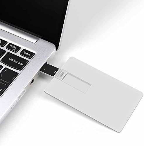 Bijele crvene točke kreditne kartice USB flash Personalizirana memorijska memorija Stick Storage Drive 32G