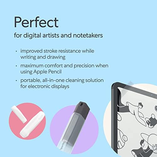 Papir slični 2.0 Pro paket-All-in-One komplet uključuje zaštitni zaslon za iPad 9.7 i iPad Pro 9.7, hvataljke olovke i komplet