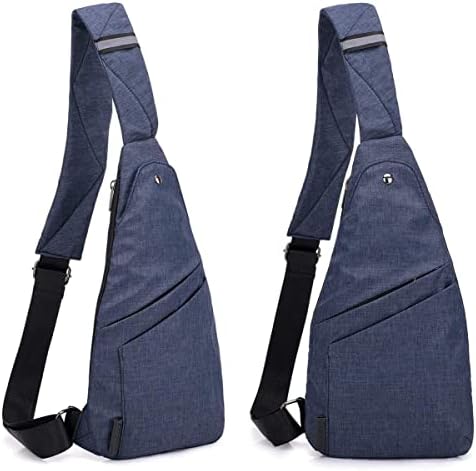 Čudna lagana torba za pražnjenje za muškarce za muškarce Pocket vrećica ležerna ramena ruksak protiv krađe bočne prsa vrećica