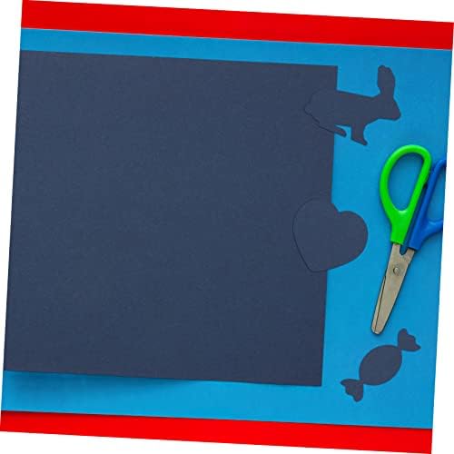 Sewacc Kids Crafts 80 listova zalihe u boji SAVEDIVANJE Origami plavi dvostruki papir za kartice za bilježnice mornarice