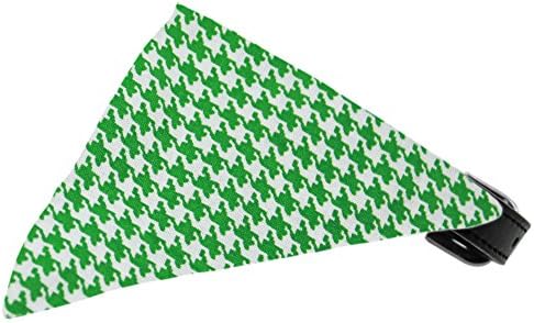 Mirage Pet Products Emerald Green Hounds Zub Bandana ovratnik za kućne ljubimce, crna, veličina 14