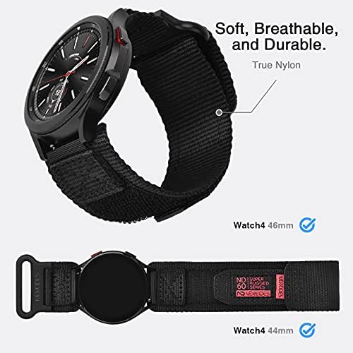 Nereides Band kompatibilan sa Samsung Galaxy Watch 5 Pro 45 mm/ Watch 4 i 5 40 mm 44 mm/ sat 4 klasični 42 mm 46 mm, 20 mm,