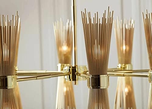Craft n 'kreacije Veliki Skyla Brass Sputnik luster Srednjeg stoljeća Moderna mesinganih stropnih svjetala