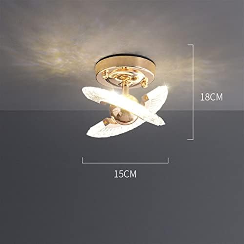 Liruxun Restoran Crystal Long Line Mala privjeska Svjetla Stropni luster može zakretati okruglu svjetiljku s više oblika