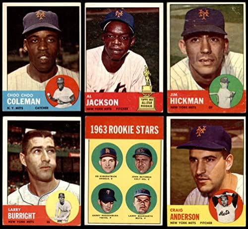 1963. Topps New York Mets u blizini Team Set New York Mets VG+ Mets