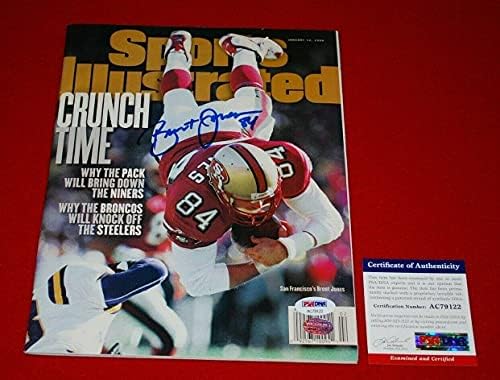 Brent Jones San Francisco 49ers potpisao PSA/DNA Sports Illustrated Magazine GTSM - Autographd NFL časopisi