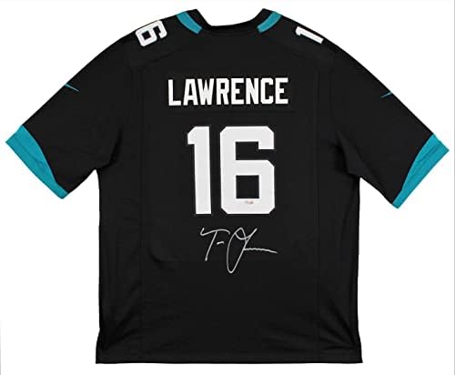Jaguars Trevor Lawrence potpisao je Black Nike Game Jersey Fanatics - Autografirani NFL dresovi