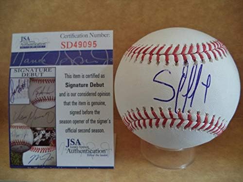 Isus Sanchez Tampa Bay Rays Debit Debi potpisao M.L bejzbol JSA SD49095