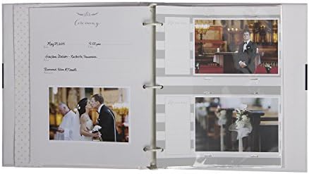 C. R. Gibson True Love Loose Leaf Wedding and Memory Photo Album, 10 W x 12 H