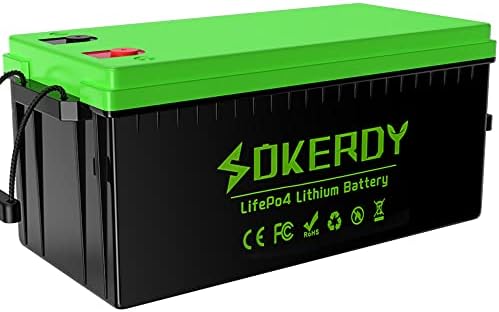 Sokerdy ​​12V 160AH litij LifePO4 baterija, ugrađeni 160A BMS, Max 2048W izlaz snage, jednostavna instalacija, 4000+ dubokih