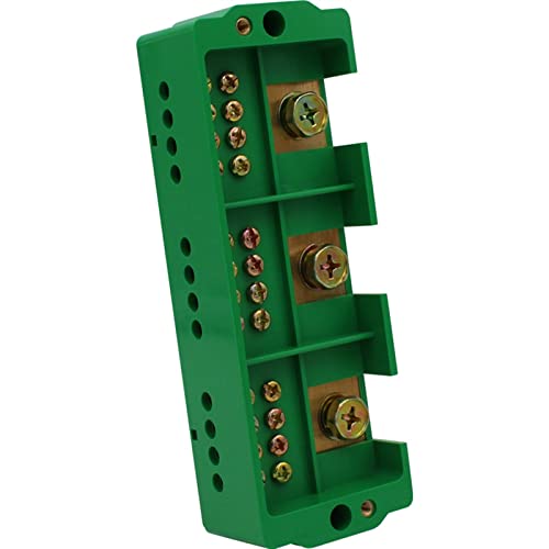 Spojna razvodna kutija 3-inčni 12-inčni trofazni zeleni priključni blok linijski priključak mjerna kutija dio linije 1pcs