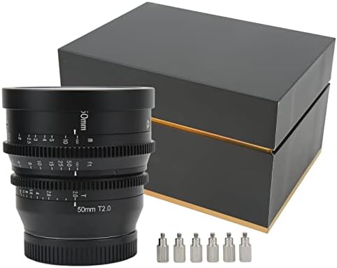 Objektiv kamere za pričvršćivanje R, Кинообъектив s ručni fokus objektiva 50 mm T2.0 za R RED R3 R5 R6 RP, za kameru sa nosačem