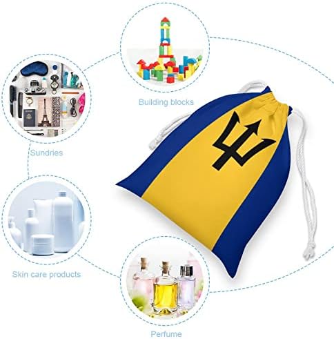 Zastava Barbados platna za skladištenje vrećice za višekratnu upotrebu vrećica vrećica vrećica za vrećicu za kućno putovanje
