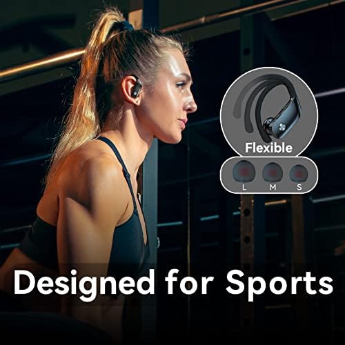 Bežične ušice za Motorola One Hyper Bluetooth slušalice 48 sati igraju se sportske slušalice s LED zaslonom prekomjernog